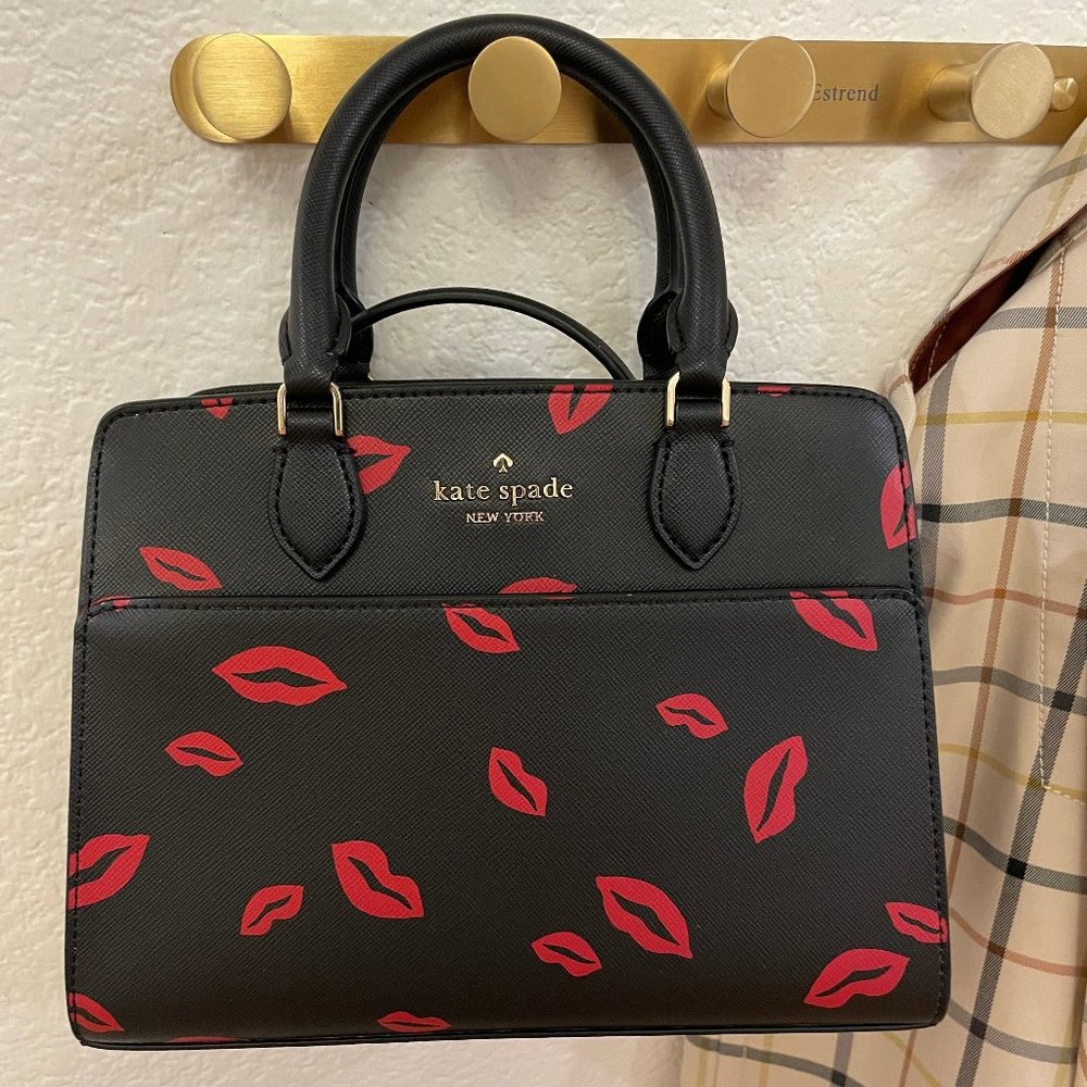 NWT Kate Spade Madison Lip Toss Small Satchel